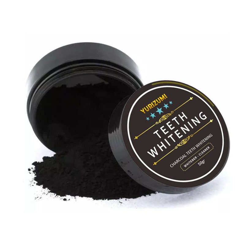 PROMO SPECIAL YURIZUMI Pemutih Gigi Alami Teet Whitening Charcoal Powder 50gr