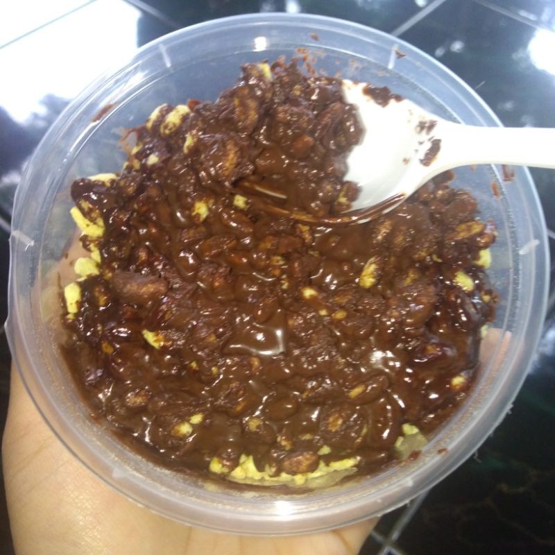 Rice Crispy Lumer / Nyamnyam Kekinian / Rice Crispy Choco Melt