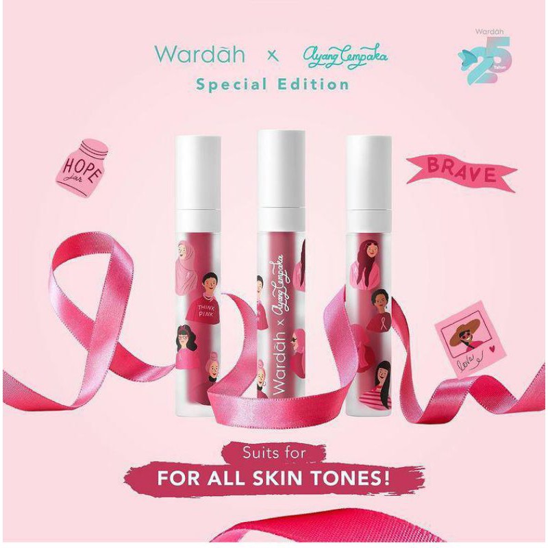 WARDAH EXCLUSIVE spesial edition wardah x ayang cempaka