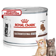 GASTROINTESTINAL KITTEN KALENG 195GR | ROYAL CANIN GASTRO KITTEN WET 195Gr