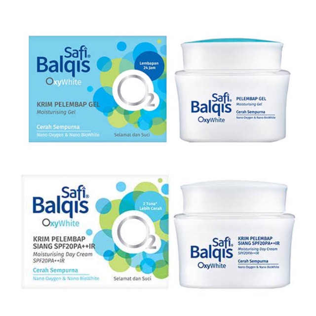 SAFI BALQIS OXYWHITE KRIM PELEMBAB SIANG & MALAM / DAY & NIGHT CREAM