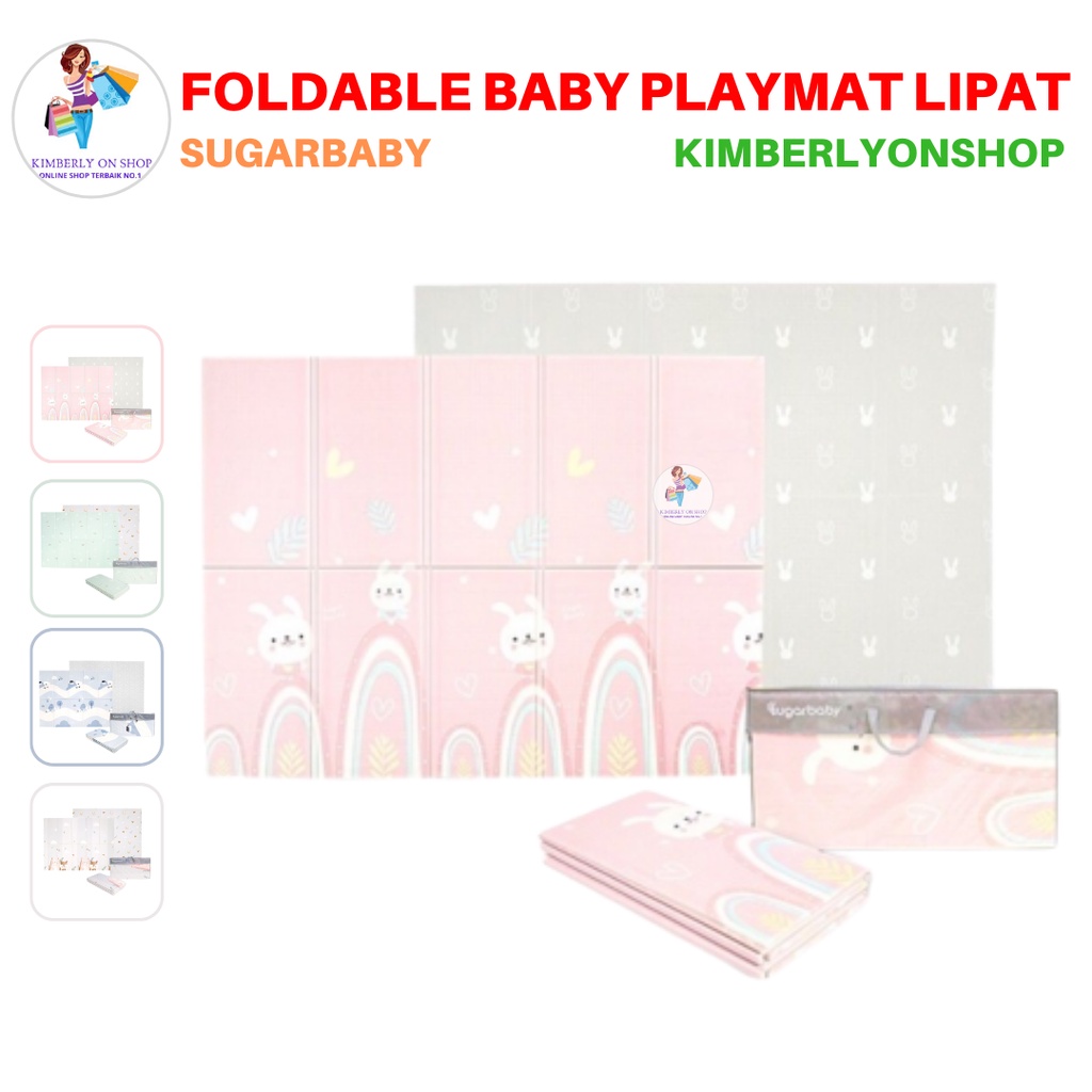 Foldable Baby Playmat Matras Bayi Karpet Lipat Anak Sugar Baby