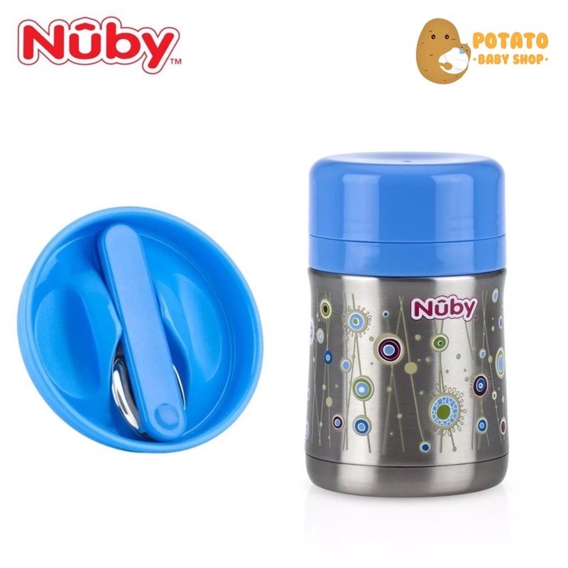 Nuby Stainless Steel Food Jar - Wadah Bubur Mpasi Baby