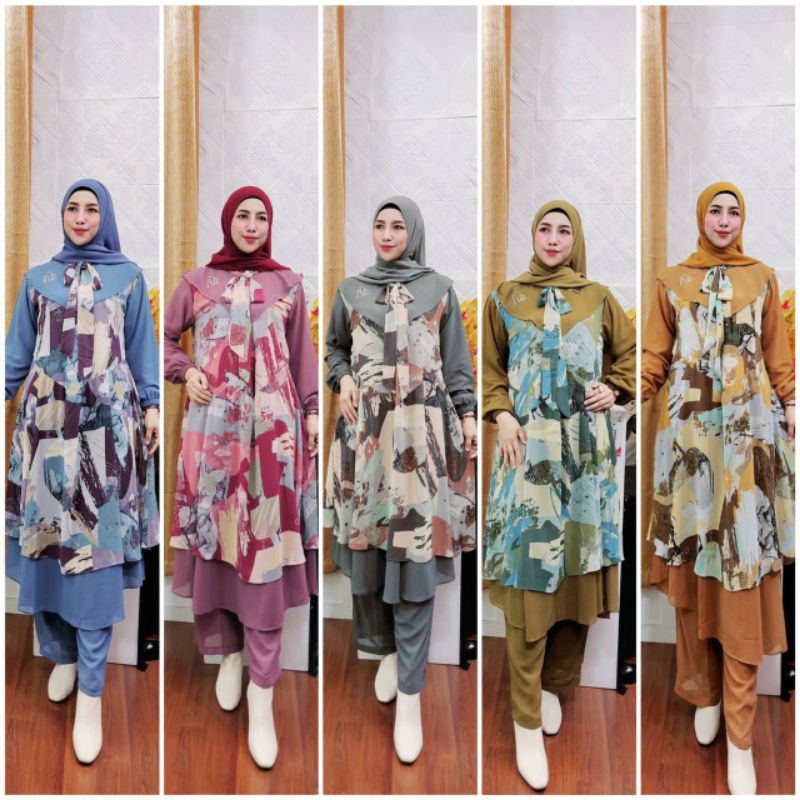 ONE SET NAZLA BY NAZLA_One Set Kekinian Terlaris Termurah Bestseller