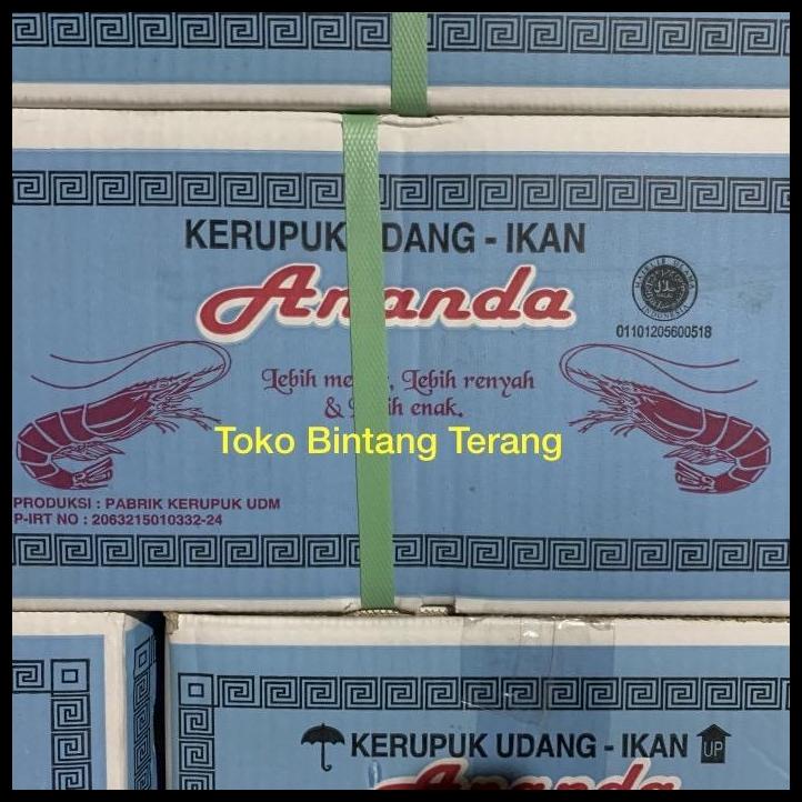 

Kerupuk / Krupuk Udang Mentah Kecil Ananda Udm Mede 1 Dus Karton 5 Kg