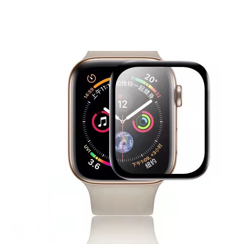 Film Pelindung Layar Full Cover Lembut Transparan Untuk Iwatch 7 41mm 45mm