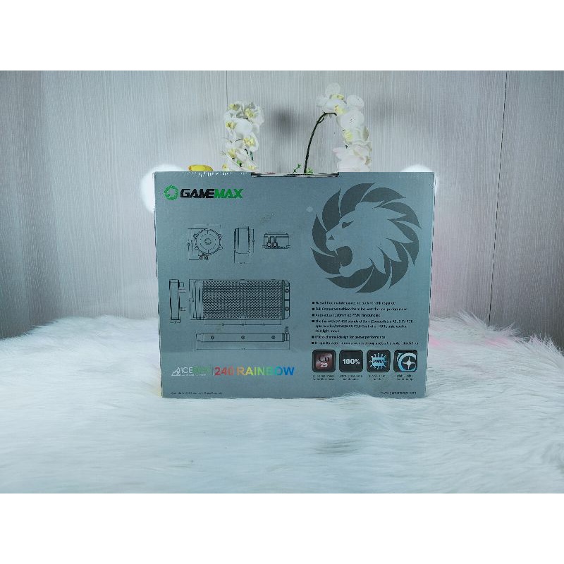 Fan Gamemax Iceberg 240 liquid/water cooling system New Berkualitas