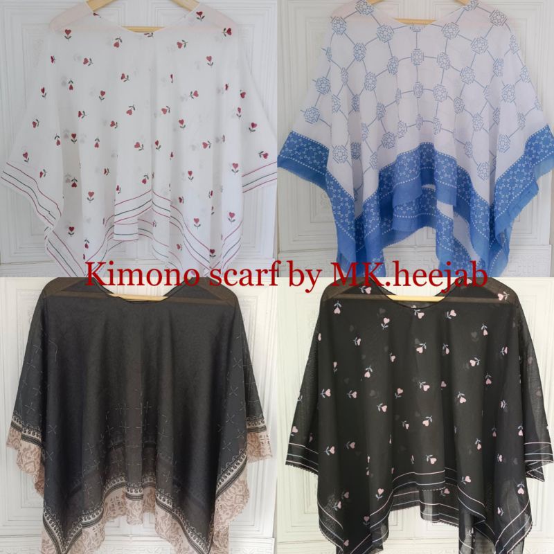 REAFY OUTER SCARF KIMONO BY MK.heejab/OUTER KIMONO READY SIAP KIRIM/BLOUSE MOTIF/OUTER CROP KIMONO JUMBO/OUTER KIMONO MUAT MAX 85KG/OUTER KIMONO CROP PREMIUM/KIMONO SCARF CROP TOP