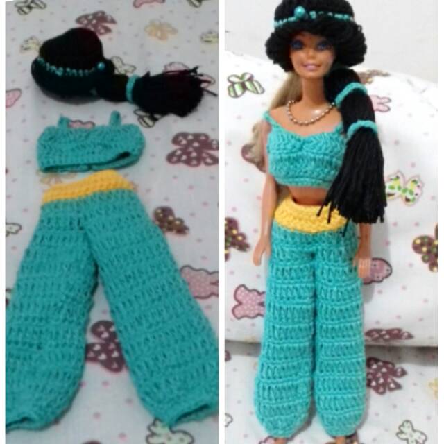 Baju boneka barbie