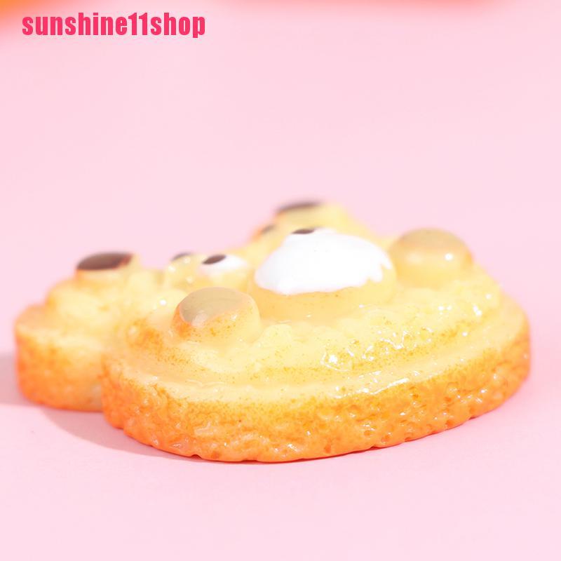 8pcs Miniatur Roti Panggang Skala 1: 12 Untuk Rumah Boneka