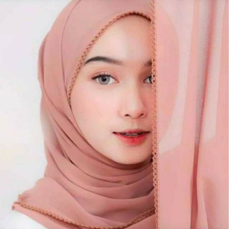 PICOT JILBAB PASHMINA CROCHET DIAMOND ITALIANO/PASHMINA PICOT