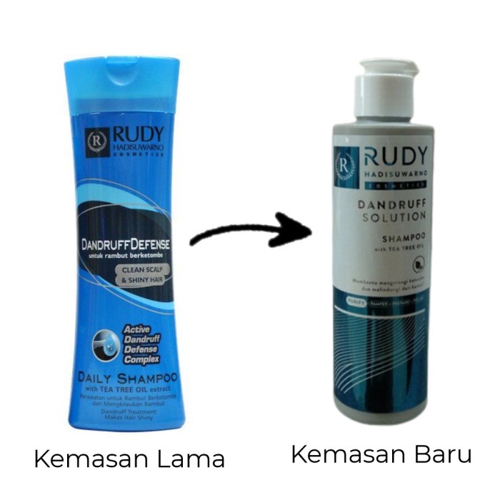 Rudy Hadisuwarno Hair Loss Defense Daily Shampoo Conditioner Ginseng 200 ml 100 ml Ketombe