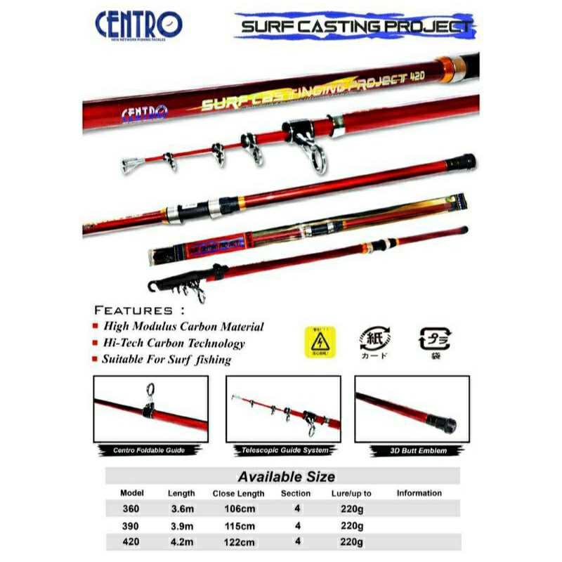 JORAN CENTRO SURF CASTING PROJECT 420