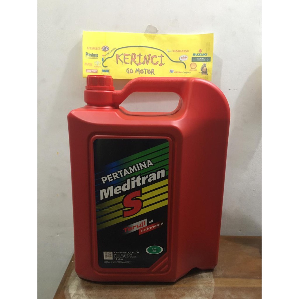 OLI MEDITRAN S 40 10L GALON PERTAMINA - OLI MESIN DIESEL MEDITRAN S40