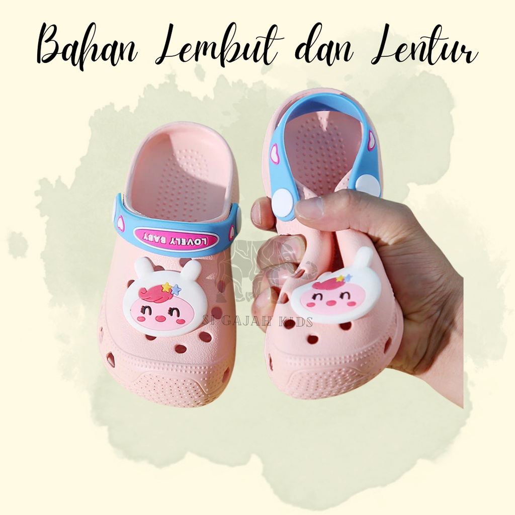 Sandal Anak Perempuan Anak Laki Laki Anak Bahan EVA Aneka Warna Motif Kartun Hewan Untuk Anak