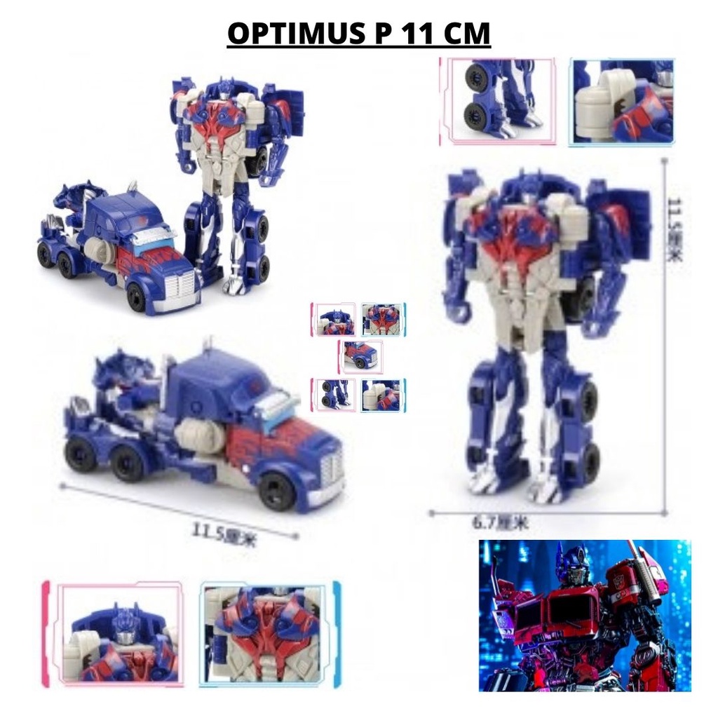 Mainan Robot Action Figure Transformer Optim P Red OMTHP6RE 111