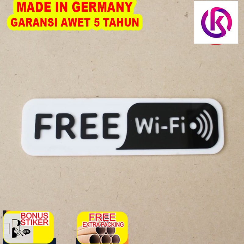 

Grosir Sign Free Wifi | Sign Board Akrilik Timbul | Papan Sign