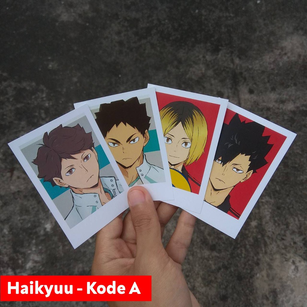 Pola Deco Mini Poster Anime Haikyuu - Hinata Kageyama Tsukishima Kenma Sugawara Oikawa