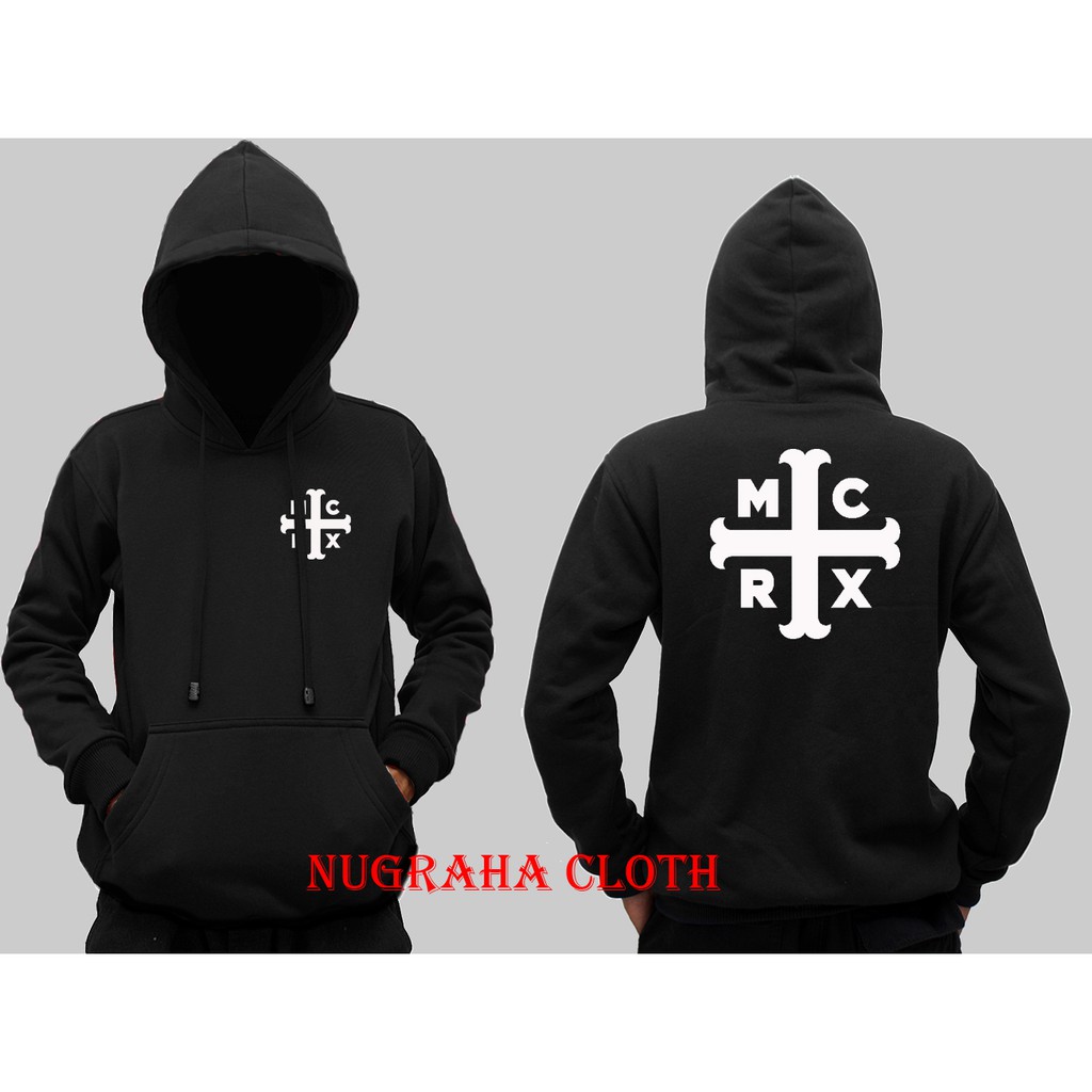 HOODIE MY CHEMICAL ROMANCE - HITAM