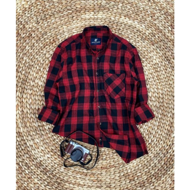 Kemeja Flanel Premium Terlaris / Lengan Panjang / Kemeja Wanita Motif Kotak kotak Unisex Casual Kame
