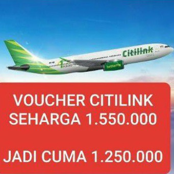 kode voucher tiket pesawat citilink