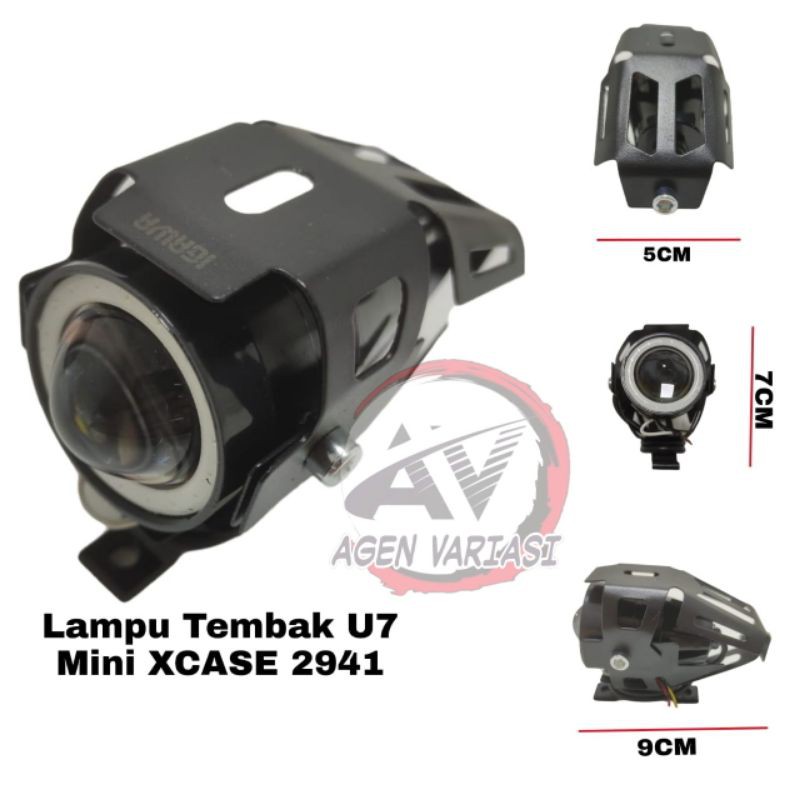 lampu tembak sorot cree u7 mini transformer