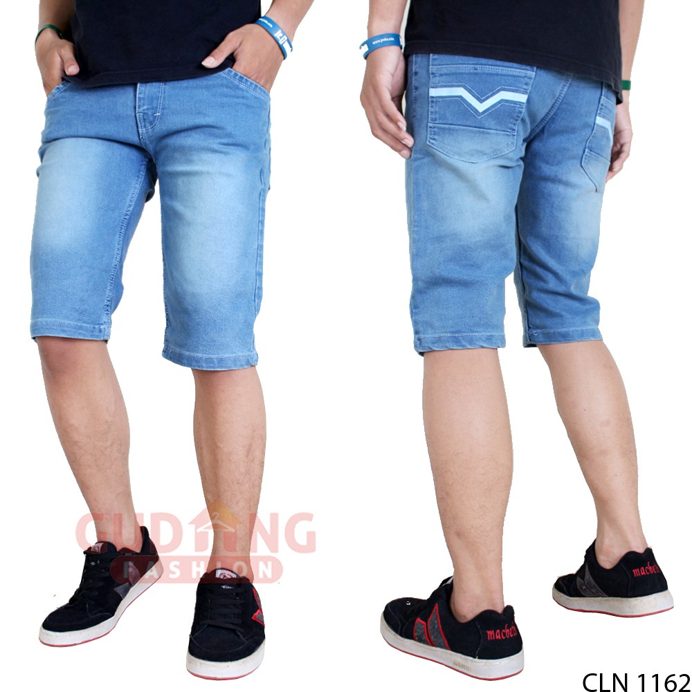 Celana Jeans Pendek Cowok Terkini - CLN 1162