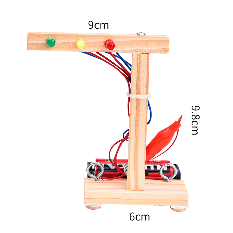 Mainan Rakit Lampu Lalu Lintas Elektrik DIY Untuk Edukasi Sains Anak