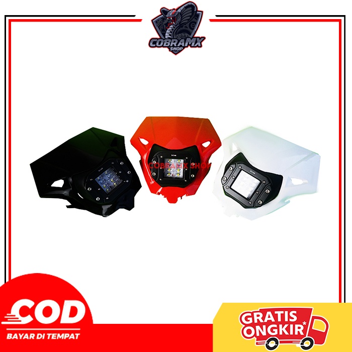HEADLAMP CRF 2018 LED/KEDOK LAMPU CRF /BATOK LAMPU CRF/LAMPU DEPAN CRF