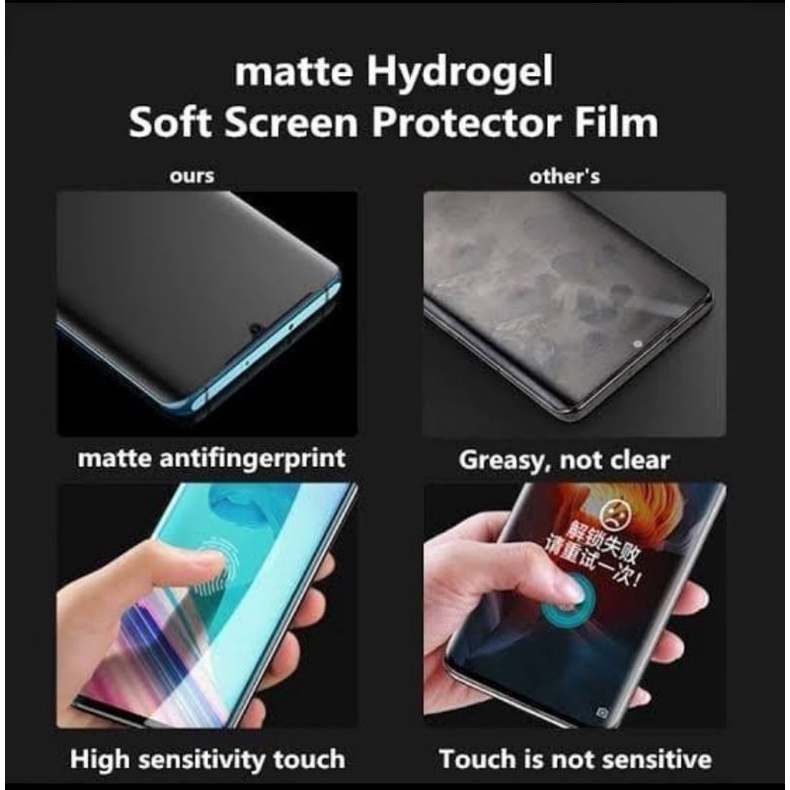 Vivan Hydrogel For IPhone and Android All Varian Oldest / Newest - Screen Guard Hydro Gel Vivan untuk Android dan IPhone Semua type Hp