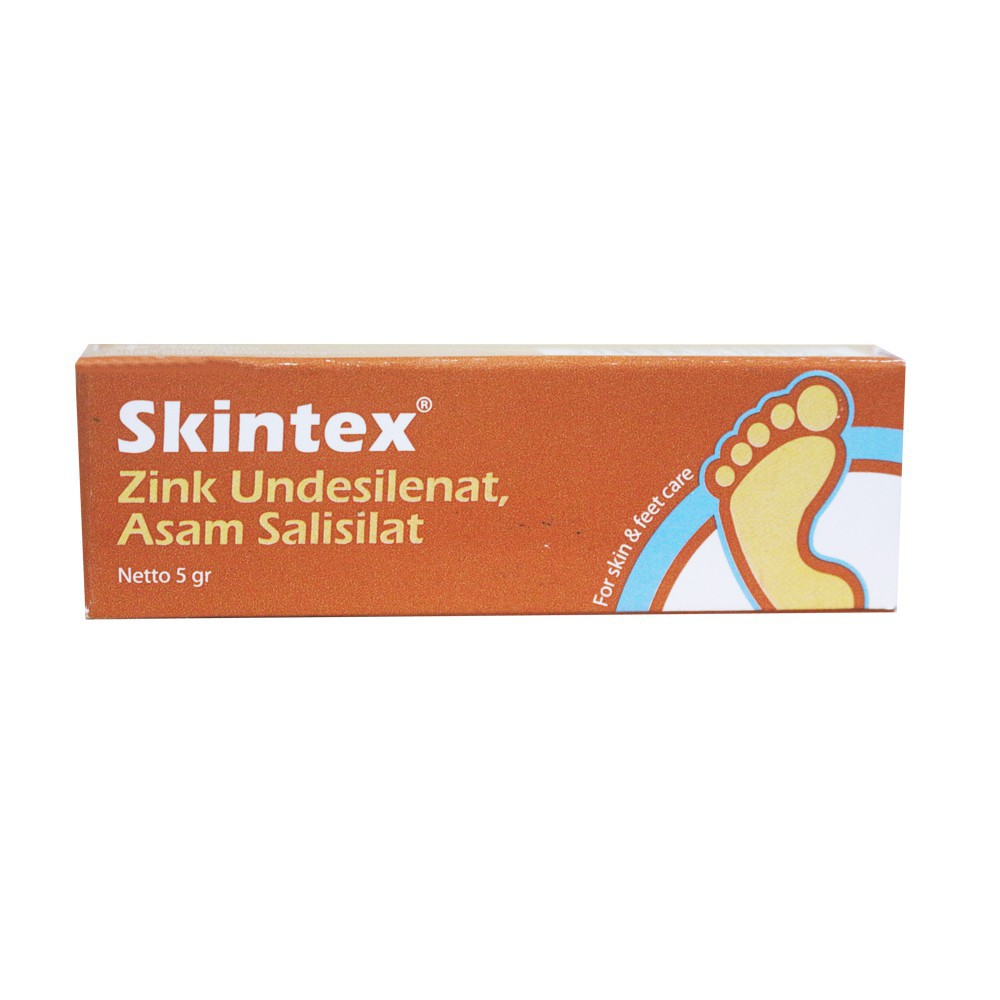 Skintex krim 5gram (krim untuk mengatasi gatal dan bau kaki akibat jamur)