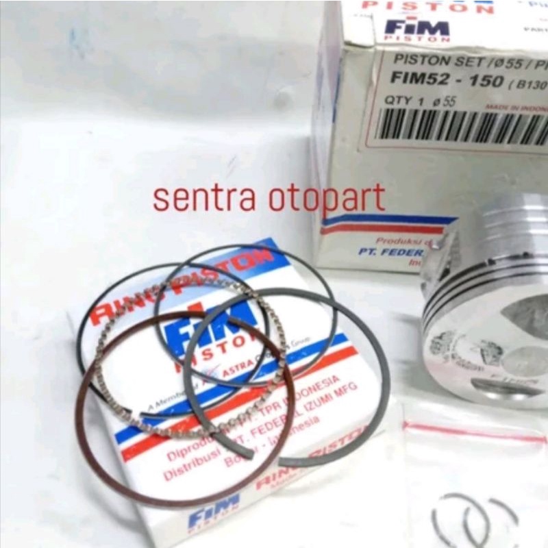 piston kit beat new xb oversize 150 merk fim