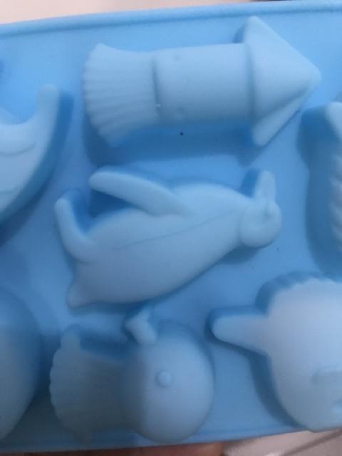 Cetakan Es Krim / Sabun Bentuk Lumba Bahan Silikon