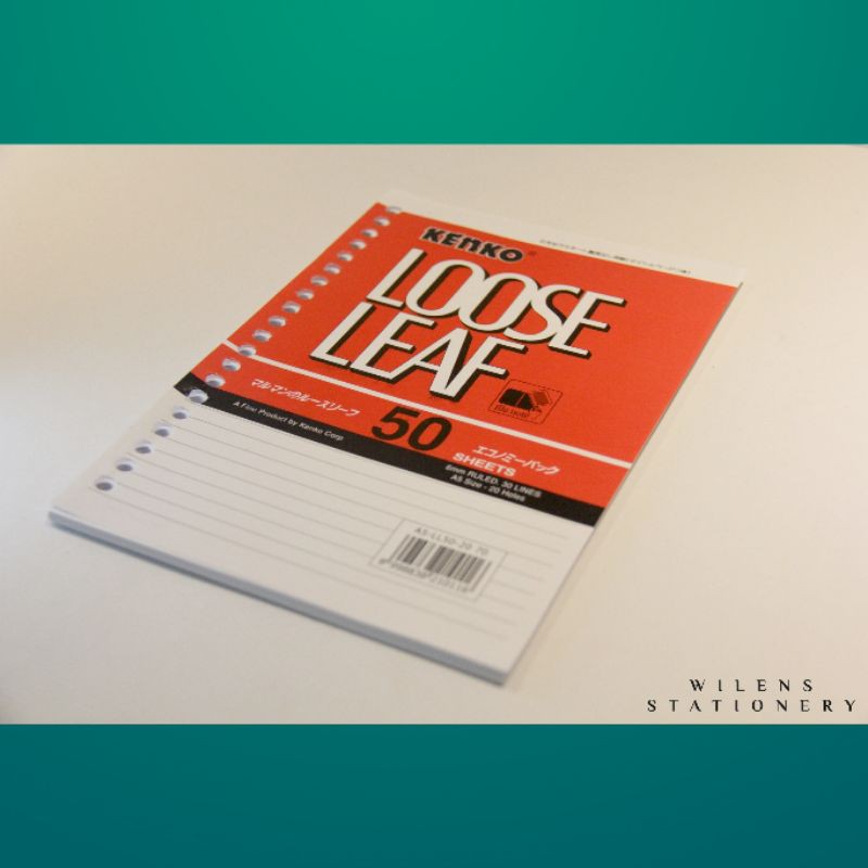 

LOOSE LEAF KENKO A5 ISI 50 LEMBAR / KERTAS BINDER A5 / FILENOTE