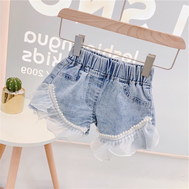 Celana pendek Jeans Anak Perempuan Qualitas Import Korea Fashion