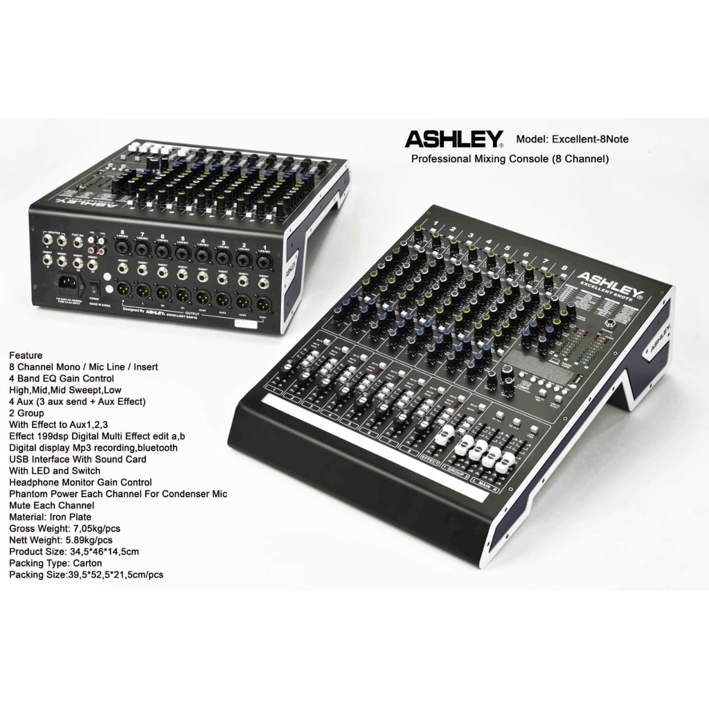 Mixer Ashley Excellent 8 Note
