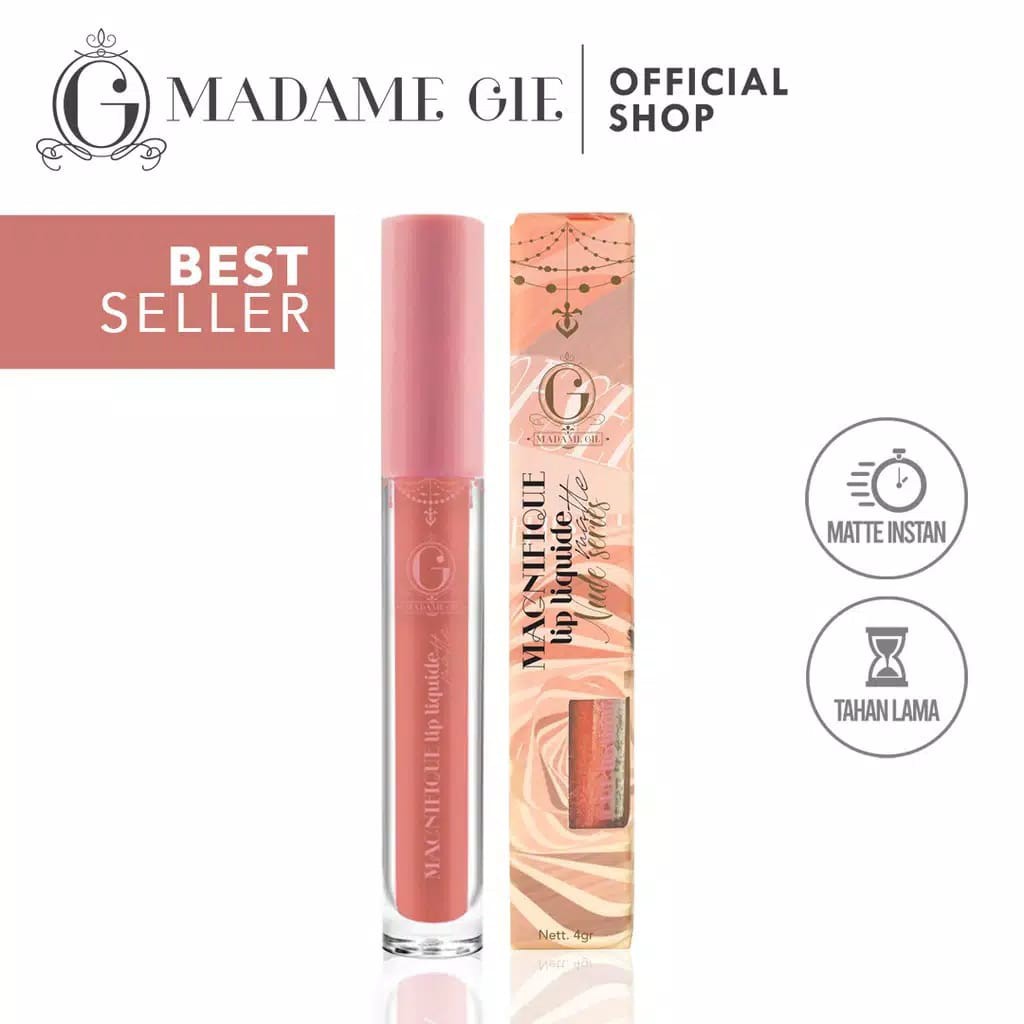 [MGO] [BPOM] Madame Gie Magnifique Lip Liquide Matte Seri NUDE / Madam Gie Lip Cream