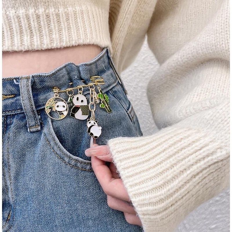 Sabuk Pinggang Dengan Buckle Jarum Pengencang Untuk Celana Jeans