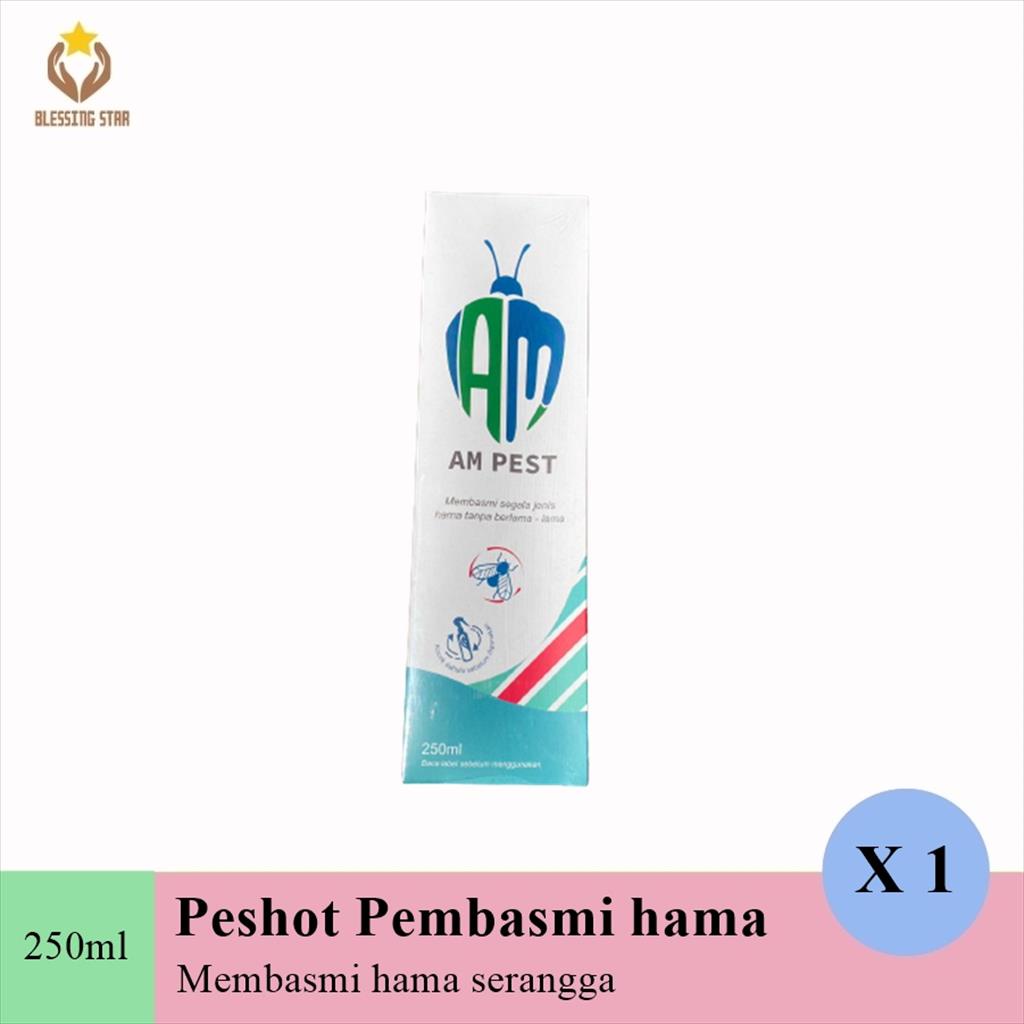 Peshot 250ml spray anti basmi  serangga lalat kecoa tomcat tungau kutu