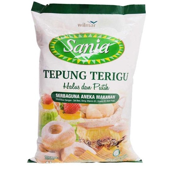 

tepung terigu serbaguna sania hijau kemasan 1kg