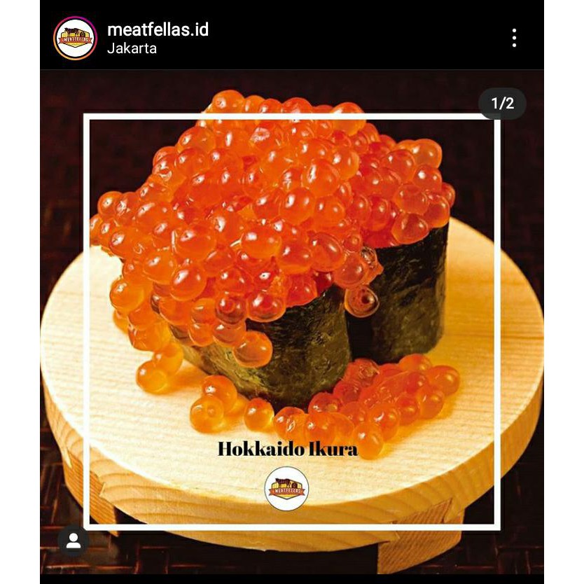 

Hokaido Ikura Salmon Roe Telur Ikan