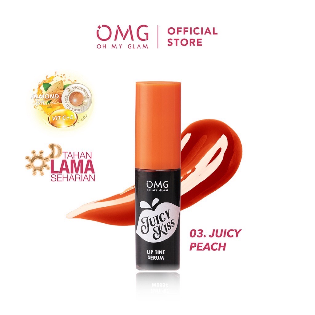 OMG Oh My Glam Juicy Kiss Lip Tint Serum / OMG Lip Tint