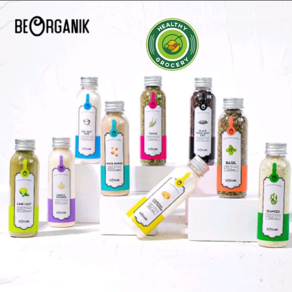 

Beorganik Seasoning All Varian / Beorganik All Purpose Seasoning 50gr / Beorganik Beef Stock Powder 70gr / Beorganik Black pepper Powder 50gr