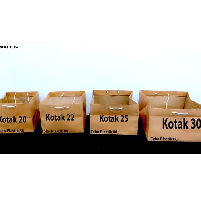 

Februari Maniss Paperbag Coklat Polos Size Kotak 25 Kode 111