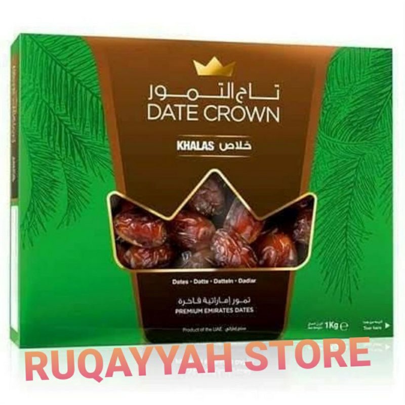 

Kurma date crown khalas 1kg