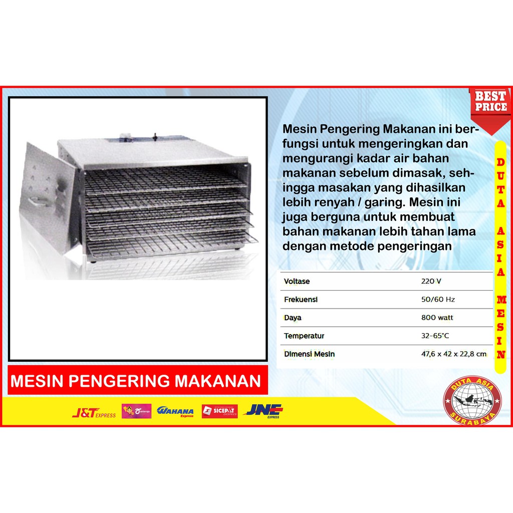 MESIN PENGERING BAHAN MAKANAN