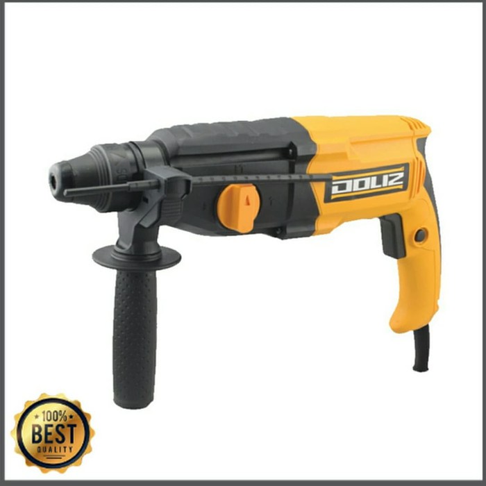 Mesin Bor Beton 26mm DOLIZ BA280 Rotary Hammer 3 Mode + Free Meteran Laser