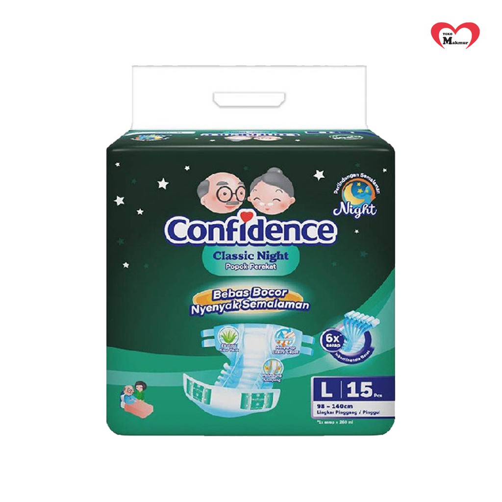 Confidence Classic M15/L15/Xl15 / Toko Makmur Online