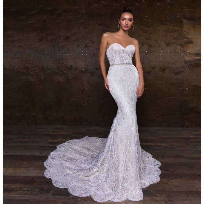 Gaunwedding pengantin mermaid  wedding dress  pernikahan  weding  gown  ekor  mermaid