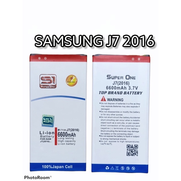 SAMSUNG J710 J7 2016 EB-BJ710CBC BATERAI DOUBLE POWER S1 2IC BEST QUALITY